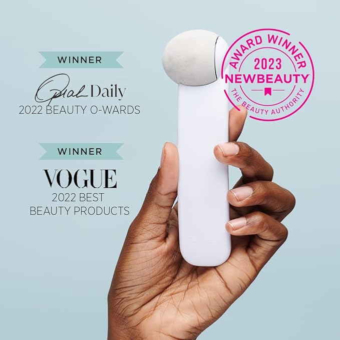 StackedSkincare Ice Roller for Face and Eyes - Stainless Steel Facial Ice Roller for Puffiness, Undereye Bags, Redness, Skin Cooling, and Lymphatic Drainage Massage - Face Roller for Women and Men-Velvo Beauty