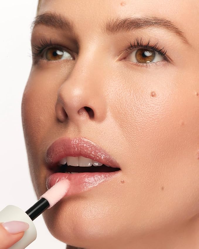 MAKE Serum Balm – Hydrating Lip Oil Treatment – Softening, Smoothing and Plumping Lip Cream – All Day Comfort, Gloss and Shine, Halo Moon 0.15 Oz-Velvo Beauty