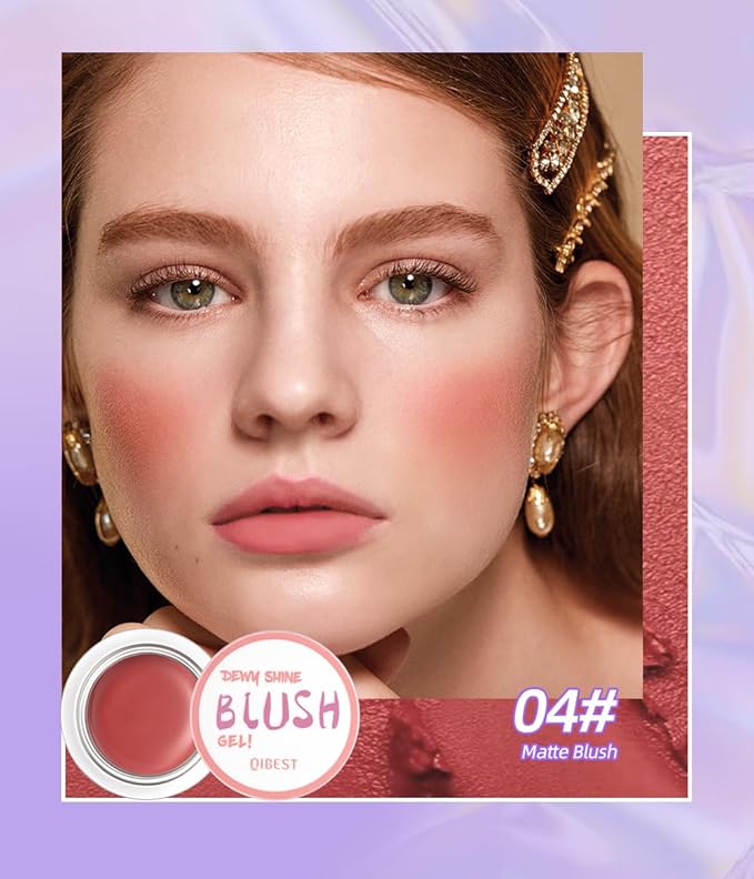 Warm Change Blush Clear Color Change Moisturizing Natural Nude Long-lasting All-Day Face Enhancing Makeup Color,-Velvo Beauty