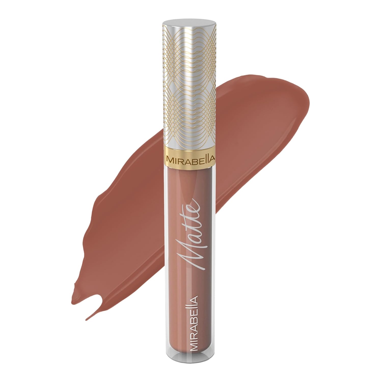 Mirabella Luxe Advanced Formula Matte Lip Gloss, Richly Pigmented Long-Wear and Full-Coverage Liquid Lipstick, Matte Lipstick for Women Stays Put and Won't Dry or Crack Lips, Classic-Velvo Beauty