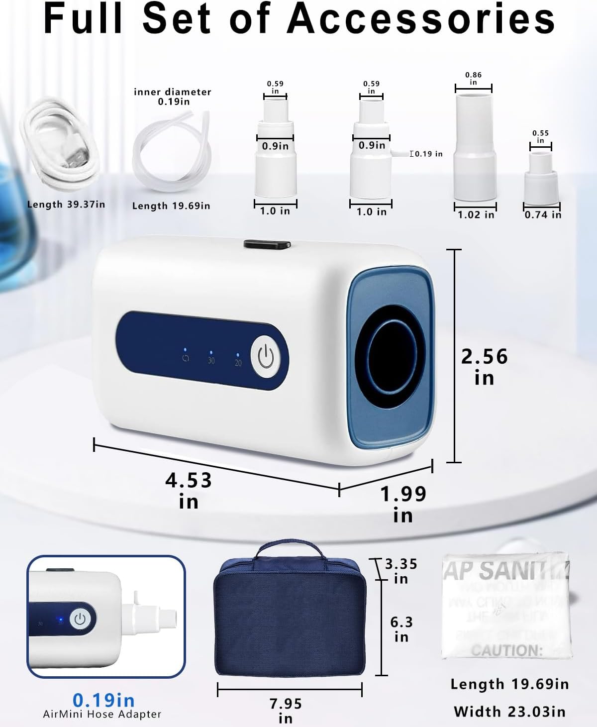 Portable Household Cleaning Box Cleaner Kit Supplies Storage Bag, Auto-Clean Equipment Care Box,Time-Saving Waterless Operation, Cleaner Machine for Air Fresh-Velvo Beauty