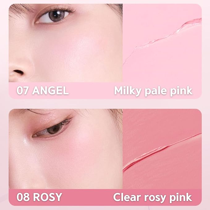 BBIA Ready To Wear Downy Cheek Cream Blush 8 Color - Creamy Blendable & Buildable Blush Dewy Texture & Matte Finish High Pigment Longlasting Lightweight Natural Face Makeup, 0.12oz (05 DOWNY CORAL)-Velvo Beauty