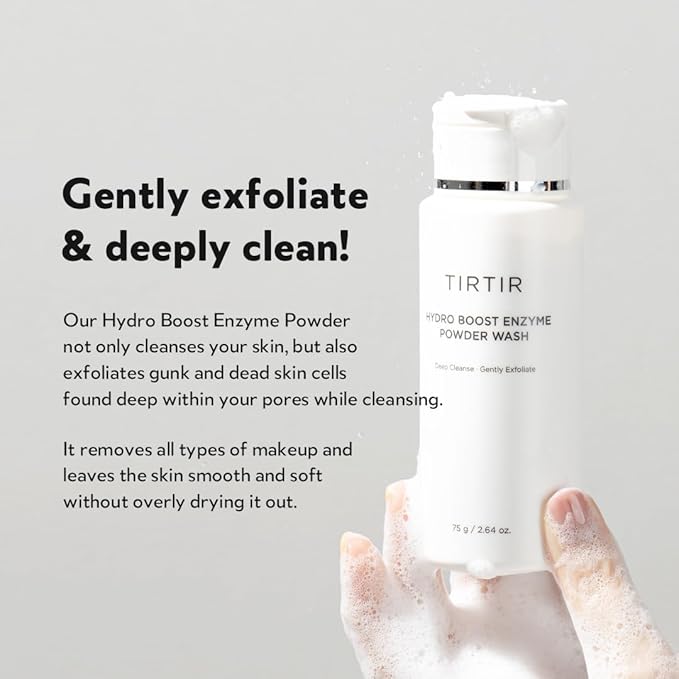 TIRTIR Hydro Boost Enzyme Cleansing Powder, 2.64 Oz-Velvo Beauty