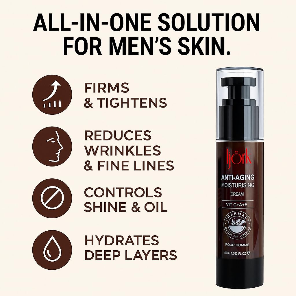 Men’s Anti-Aging Cream for Face and Neck | Male Anti Wrinkles Cream for Face and Neck-Velvo Beauty