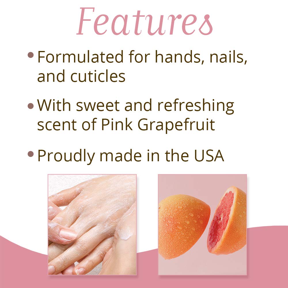 Gena Mani Spa Liquid Hand Soak | Softens, Moisturizes Hands, Nails, and Cuticles For Great Manicure Pre Treatment | Made in the USA |Grapefruit Scent |8 Oz-Velvo Beauty