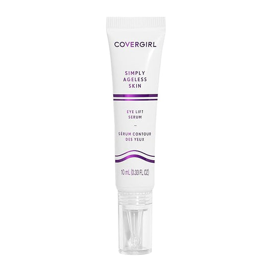 COVERGIRL Simply Ageless Skin Eye Lift Serum, Reduces Wrinkles, 1 Pack, 0.92 Oz ,Serum, Face Serum, Skin Tightening Serum, Anti-Wrinkle Serum, Tighter Skin, Instantly Youthful, Works Well With Makeup-Velvo Beauty