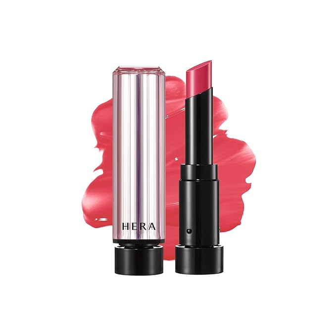 HERA Sensual Tinted Shine Stick 3.5g #185 ELECTRIC ROSE | 12HR Long-lasting Lipstick, Sheer & Buildable Lip Tint Stain, Hydrating Formula with Vitamin E, Smooth Finish and Luxurious Korean Makeup-Velvo Beauty
