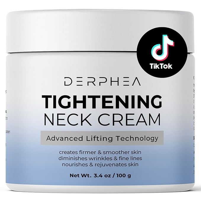 Neck Tightening Cream: Tighten and Lift Neck Cream For Tightening and Firming, Fine lines, Loose & Sagging On Face, Decollete & Other Skin Areas - 3.4 Oz-Velvo Beauty