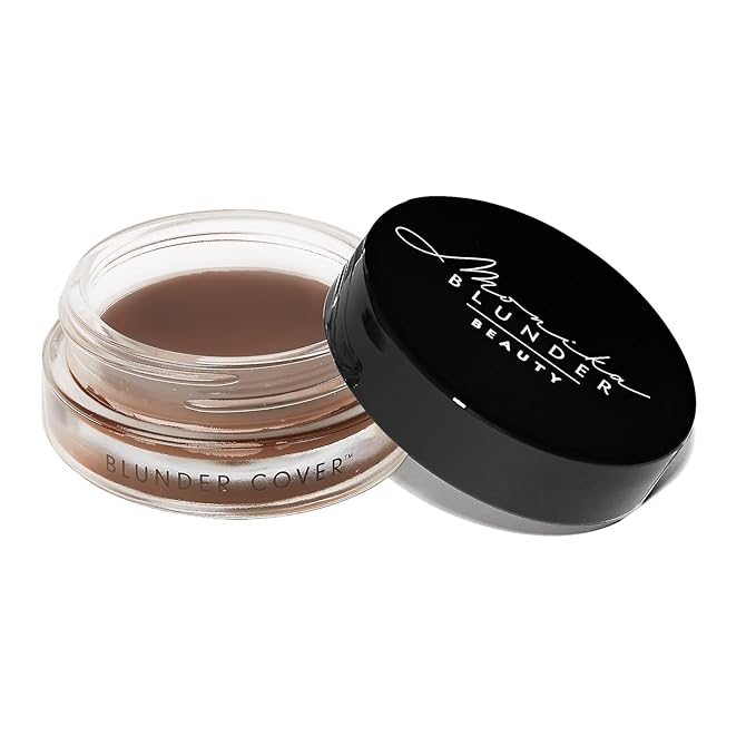 Monika Blunder Beauty - All-In-One Foundation/Concealer, Deep Dark Neutral/Warm Undertones, 10 - Zehn, 0.62 oz-Velvo Beauty