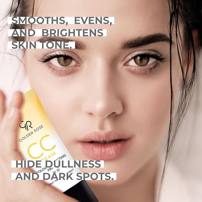 Golden Rose Makeup CC Cream Color Correcting Primer - (Yellow)-Velvo Beauty