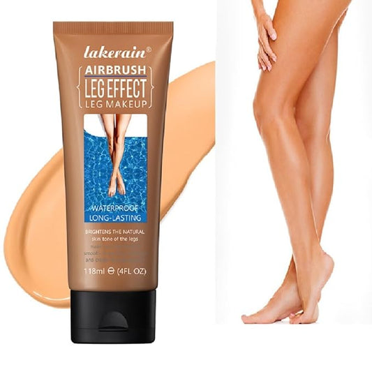 Leg Makeup Waterproof No Transfer,Leg Makeup Lotion,Leg and Body Scar Cover up Makeup,Long Last Body Foundation (3# Bronze, 4 FL OZ)-Velvo Beauty