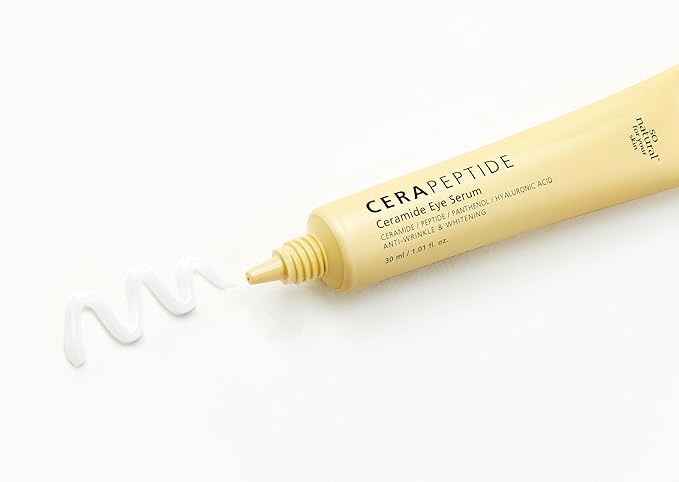 [So'natural Powder4room] Cera Peptide Eye Serum, 1 fl oz (30ml) | Eye Serum | Eye Cream | Korean Eye Cream | Korean Eye Serum | Peptide Serum | Under Eye Serum-Velvo Beauty