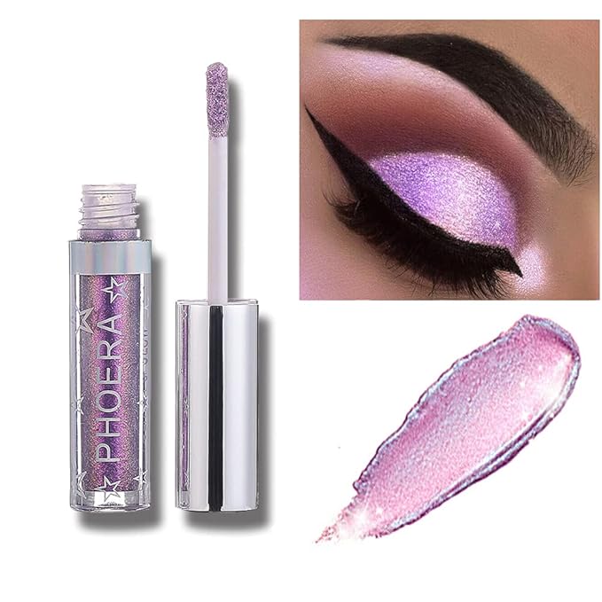 Glitter Eyeshadow，Makeup For Eyes Liquid Shimmer Sparkle Glow Light Colors Pencil Stick Shiny Long Lasting Waterproof Shining Eye Shadow Sets Metallic Pigments Metals Gloss Sparkling Pen Kit (A110)-Velvo Beauty