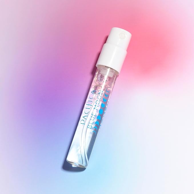 Pacifica Beauty Mood Moons Spray Perfume Set, Fragrances, Travel Perfume, Dream Moon, Flower Moon, Neon Moon, Blue Moon, Silver, Moon, Clean Perfume, Mini Perfume, Vegan, 0.05 fl oz Each (Set of 5)-Velvo Beauty