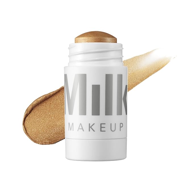Milk Makeup Highlighter, Strobe (Gold) - 0.21 oz - Dewy Cream Highlighter Stick - Blendable & Buildable - 1,000 Swipes in Every Stick - All Skin Types - Vegan, Talc Free & Cruelty Free-Velvo Beauty