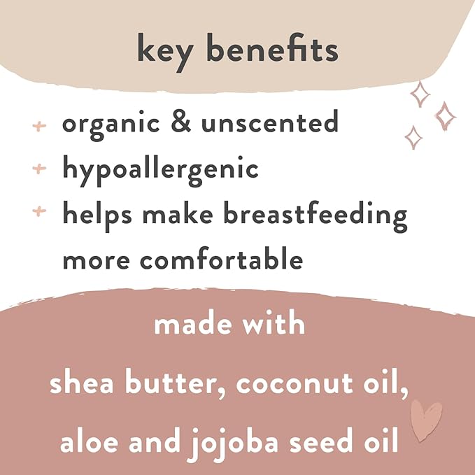 The Honest Company Honest Mama Calm Your Nip Balm | USDA Certified Organic Nipple Cream | 1.75 fl oz-Velvo Beauty