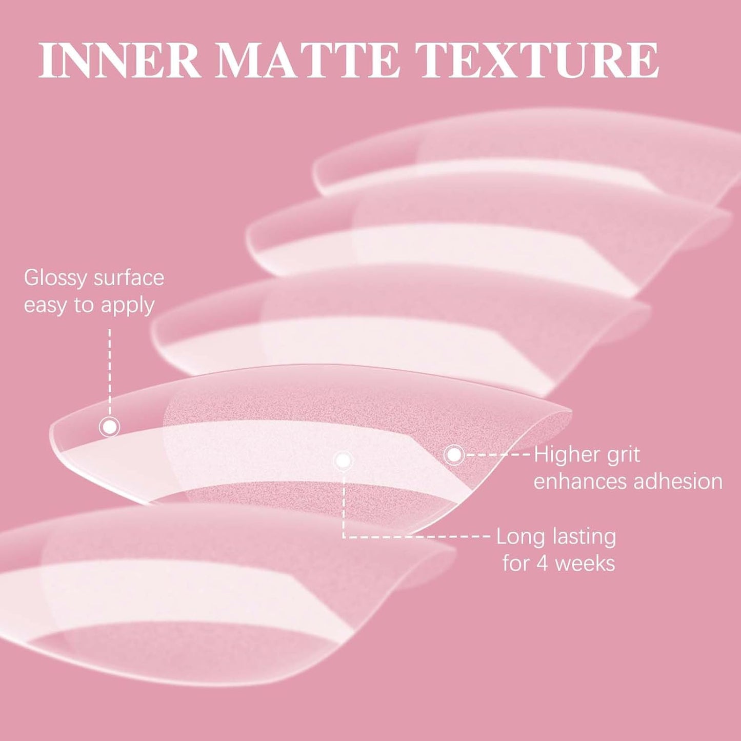 Short Almond Nail Tips, SSWSBYKE 300pcs 15 Sizes Gel Acrylic Nail Tips for Full Cover Pre-Shaped Fake Nails Tips Half Matte Press On Nails for Extension Home DIY Salon-Velvo Beauty