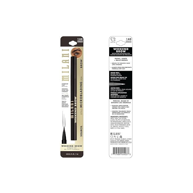 Milani Weekend Brow Eyebrow Tint - 140 Espresso-Velvo Beauty