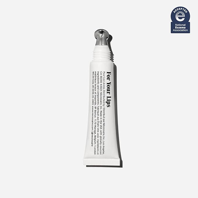 Nécessaire The Lip Balm | Hydrating Lip Balm for Women and Men, Clear, Mint, Multi-Ceramide, Treatment Balm | Instant Relief for Dry, Chapped Lips | Cooling Hypoallergenic Tip | Non-Sticky (0.5 fl oz)-Velvo Beauty