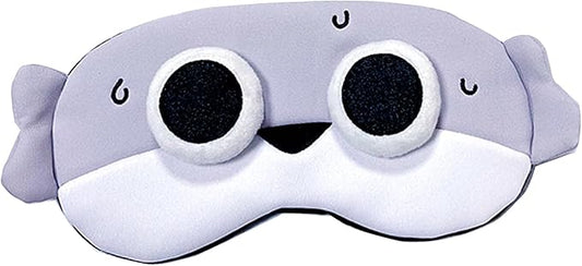 PERFECTSIGHT Fish Sleep Eye Masks, Cute Plush Sleep Eye Cover Lightweight Adjustable Eyeshade Faux Fur Mask Cover for Women Men Kids Sleep Travel Nap, Big Eye Girl, Sacabam-Velvo Beauty