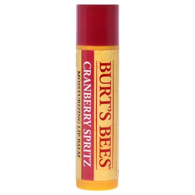 Cramberry Spritz Moisturizing Lip Balm by Burts Bees for Unisex - 0.15 oz Lip Balm-Velvo Beauty