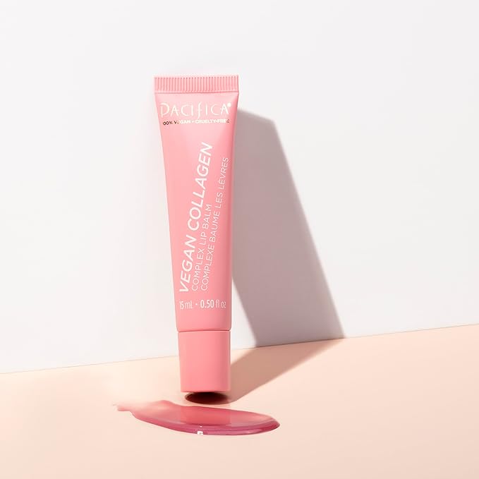 Pacifica Beauty Complex Lip Balm Trio Set, Makeup, Glow Baby, Wake Up Beautiful, Vegan Collagen, Lip Gloss, Orange, Lavender, Lemon, Vanilla, Non Sticky Formula, 0.30 fl oz Each (Set of 3)-Velvo Beauty