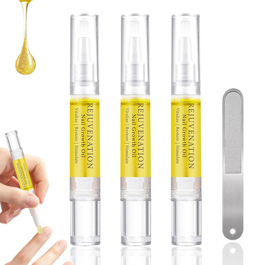 Rejuvenation Nail Growth Oil for Brittle, Peeling, Breaking, Thin Nails-Velvo Beauty