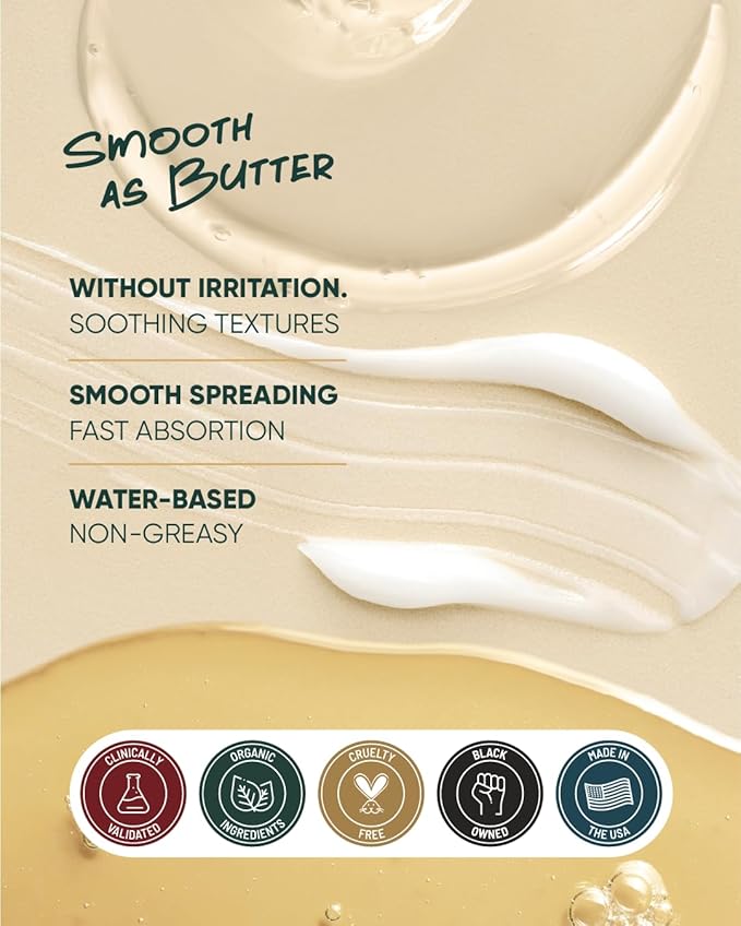 Buttah Skin by Dorion Renaud Oil-Free Hyaluronic Gel Cream 2oz - Daily Moisturizer - Hyaluronic Acid for Deep Hydration - AM & PM Moisturizer - Naturally Based Skin Care - Black-Owned Skincare-Velvo Beauty