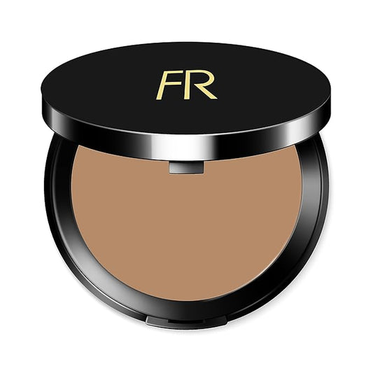 Cream To Powder Foundation by Flori Roberts, Full Coverage for Women of Color or Deeper Skin Tones, Long Lasting Makeup, Matte Finish, Covers Uneven Complexion and Hides Imperfections, 0.30 oz-Velvo Beauty