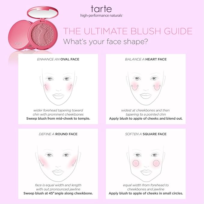 tarte Amazonian Clay 12-Hour Blush Size 0.2 oz.# COLOR Captivating - warm peach-Velvo Beauty