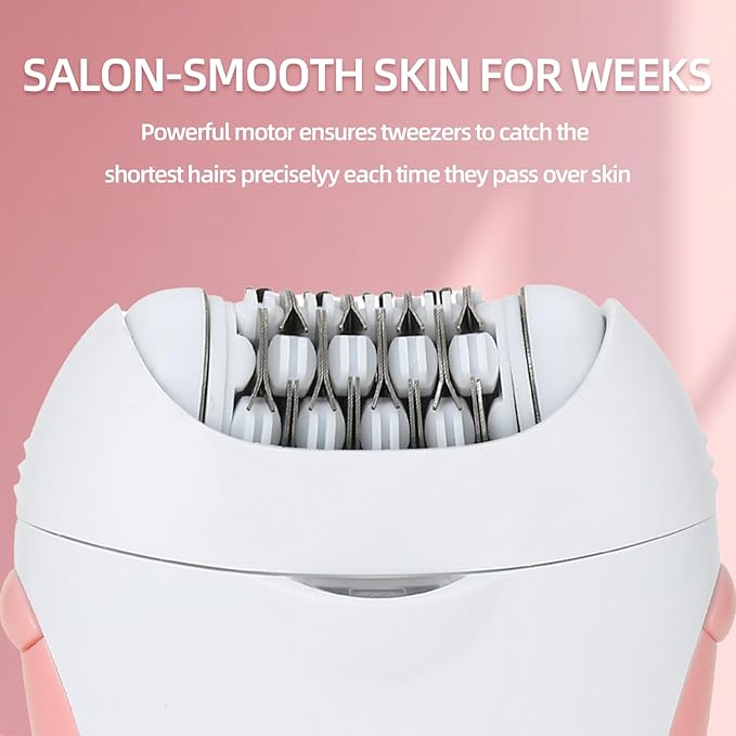 Glabrouse Skin Smooth Glide Epilator for Women,Facial Epilator for Women,Cordless Face Hair Remover with Light,Hair Rmoval for Face Bikini Legs, Body Removal Device-Velvo Beauty