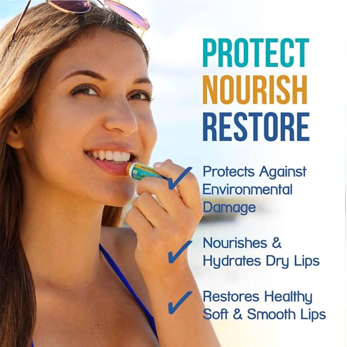 STREAM 2 SEA Cucumber Mint Lip Balm Set, Reef Safe SPF 30 and Hydrate Organic Lip Balms, Moisturizing Indoor + Sun Protect Outdoor Lip Balm For Beach and Sports, Paraben Free, Cruelty Free Lip Care-Velvo Beauty