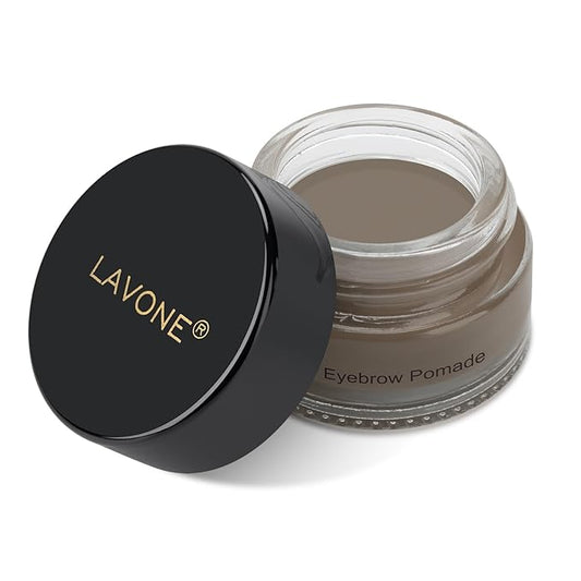 Eyebrow Pomade - Waterproof Brow Pomade for Long-lasting Results,Smudge Proof and Sweat Resistant Formula,Natural Eyebrow Makeup for All Skin Types and Tones - Dark Gray-Velvo Beauty