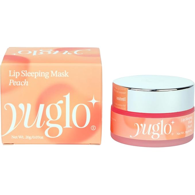 Moisture & Collagen Booster Lip Sleeping Mask - Treatment to Restore, Hydrate & Plump Dry Chapped Lips - Peach-Velvo Beauty