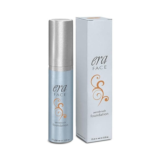 ERA Face spray makeup (R8 Amber, 2.25 oz) - airbrush foundation, everyday, buildable, professional spray on cosmetics by Era Beauty-Velvo Beauty