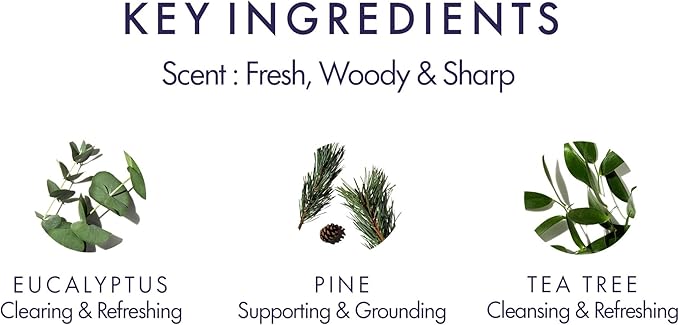 Aromatherapy Associates Breathe Pure Essential Oil Blend. Premium Undiluted Blend to Awaken Your Senses. Hand-Crafted with Eucalyptus, Tea Tree and Pine (0.33 fl oz)-Velvo Beauty