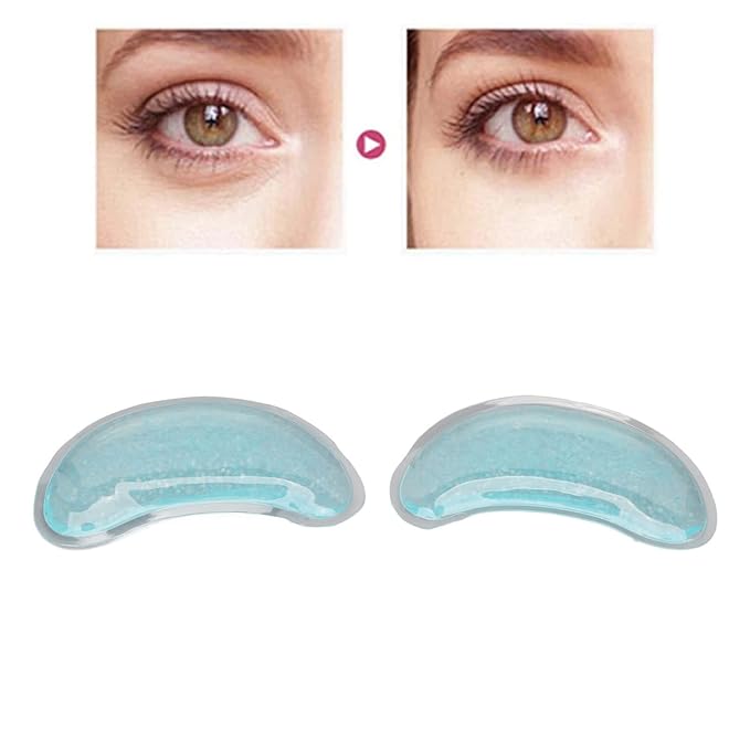 Under Eye Gel Pads Patches, Under Eye Pads for Eye Strain Swelling Dark Circle, Reusable Under Eye Masks for Dark Circles, Portable Eye Patches for Puffy Eyes-Velvo Beauty