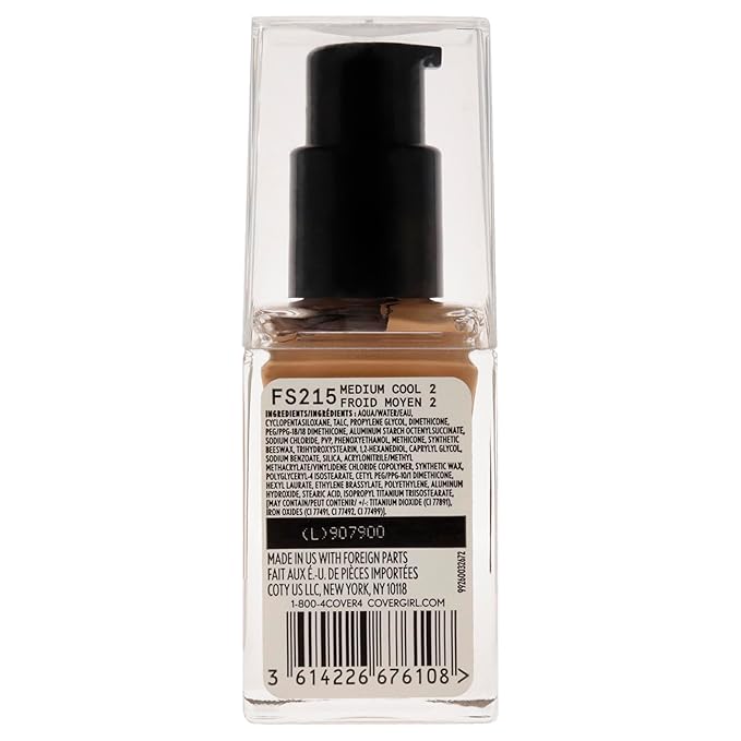 COVERGIRL Matte Ambition, All Day Foundation, Medium Cool 2, 1.01 Ounce-Velvo Beauty