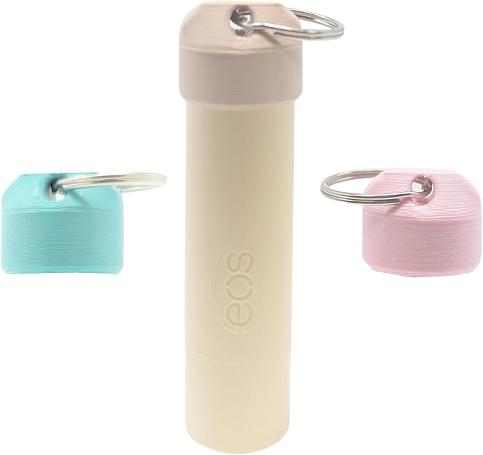 Keychain Holder EOS Lip Balm Stick (Keychain Only) - Travel Size Lip Balm Chapstick - Healing Stick - Made in USA-Velvo Beauty