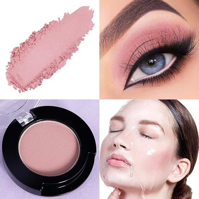 Monochrome Matte Eyeshadow Makeup Palette, Highly Pigmented Cocoa Red Color Eyeshadow Palette,Matte Pressed Powder Eye shadow Makeup,Single Vegan Eye Shadow,Daily Evening Women Girls Eyeshadow Gift13#-Velvo Beauty