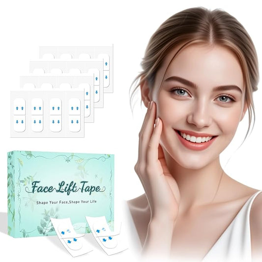 Face Neck Tape Lifting Invisible,Face Lift Tape, Instant Facelift Tape,Makeup V-Edge Face Patches,Necks Less Strip for Women Turkey Neck,Jowl,Eye,Loose Skin,Wrinkle,Double Chin (1 Count (Pack of 172))-Velvo Beauty