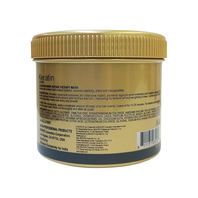 Keratin Intensive Repair Therapy Hydrating Hair Mask for Dry Damaged Hair and Scalp-Velvo Beauty