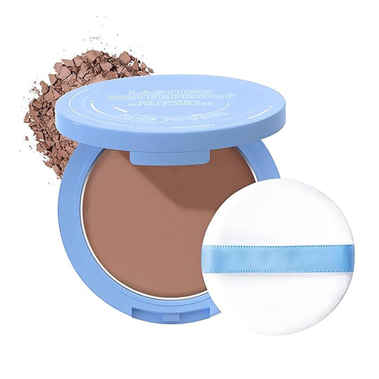 Maycheer Face Powder, Maycheer Lasting Waterproof Face Powder - Oil Absorbing Powder for Face, Lasting and Waterproof (07# BROWN, 0.35 Ounce)-Velvo Beauty