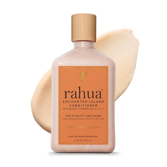 Rahua Enchanted Island Hair Conditioner with Biotin, 9.3 Fl Oz, Supports Strength, Hair Growth & Shine, All Hair Types, Vitamin C, E, A, B6, Coconut Guava Scent, Nourishing Hair Care for Men and Women-Velvo Beauty