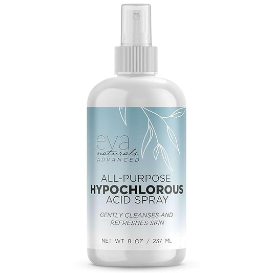 Hypochlorous Acid Spray for Face, Skin, and Body – 0.018% HOCl Facial Mist Toner, Hydrating Cleanser for Acne, Eczema, Rosacea, Eyelids, Pets, Workout, Baby, Back, Redness, Sensitive Care Spray-Velvo Beauty