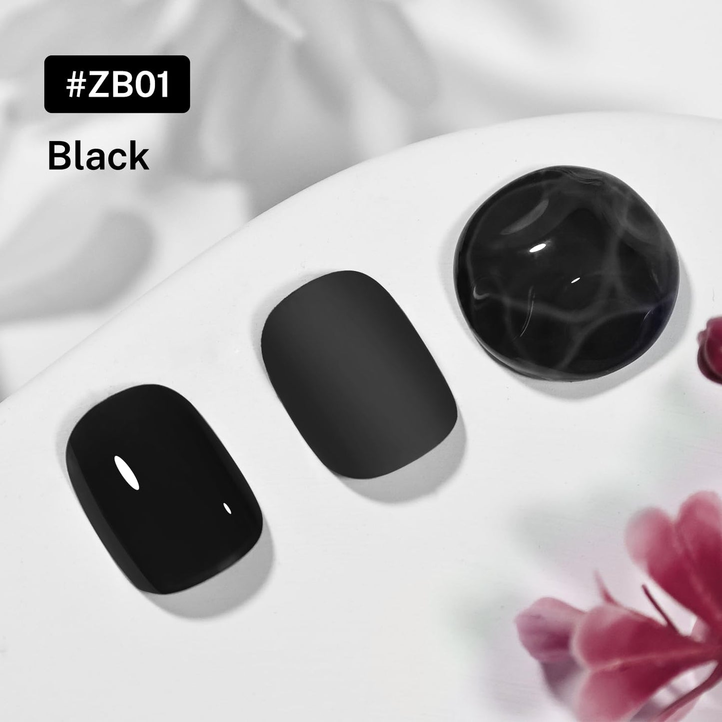 16.5ml Black Nail Polish Large Volume Quick Drying Nail Polish, Fast Drying and Long Lasting Color Nail Art DIY Home Manicure Gift for Women-Velvo Beauty