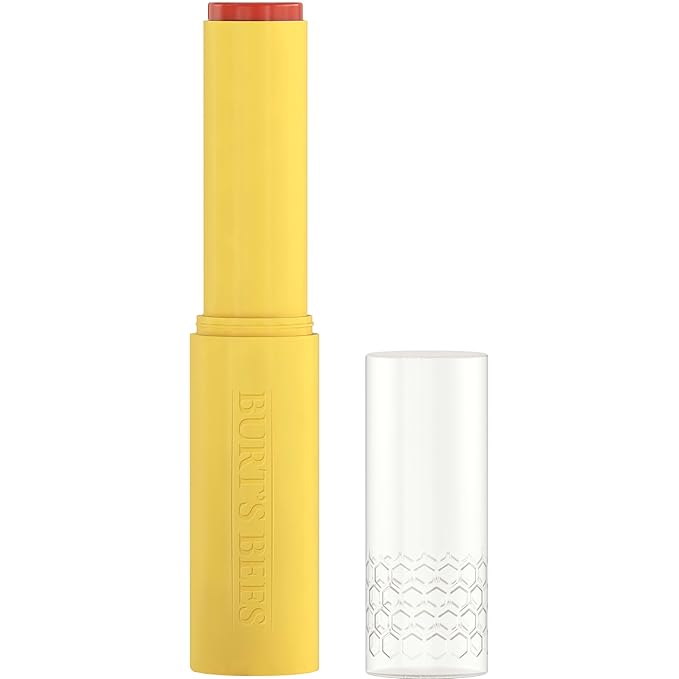 Burt’s Bees Back To School Dorm Essentials, Tinted Boosted Balm, Rose Knows, Hydrating Tinted Lip Balm with Vitamin C, E, and F Core, 24 Hour Lip Moisturizer, 100% Natural Origin, 1 Count, 0.16oz-Velvo Beauty
