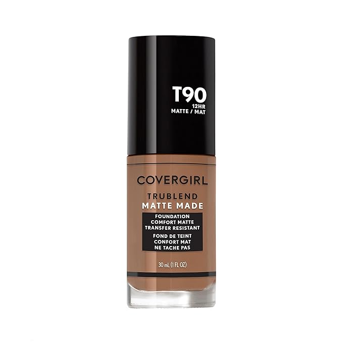 COVERGIRL TruBlend Matte Made Liquid Foundation, Tawny-Velvo Beauty