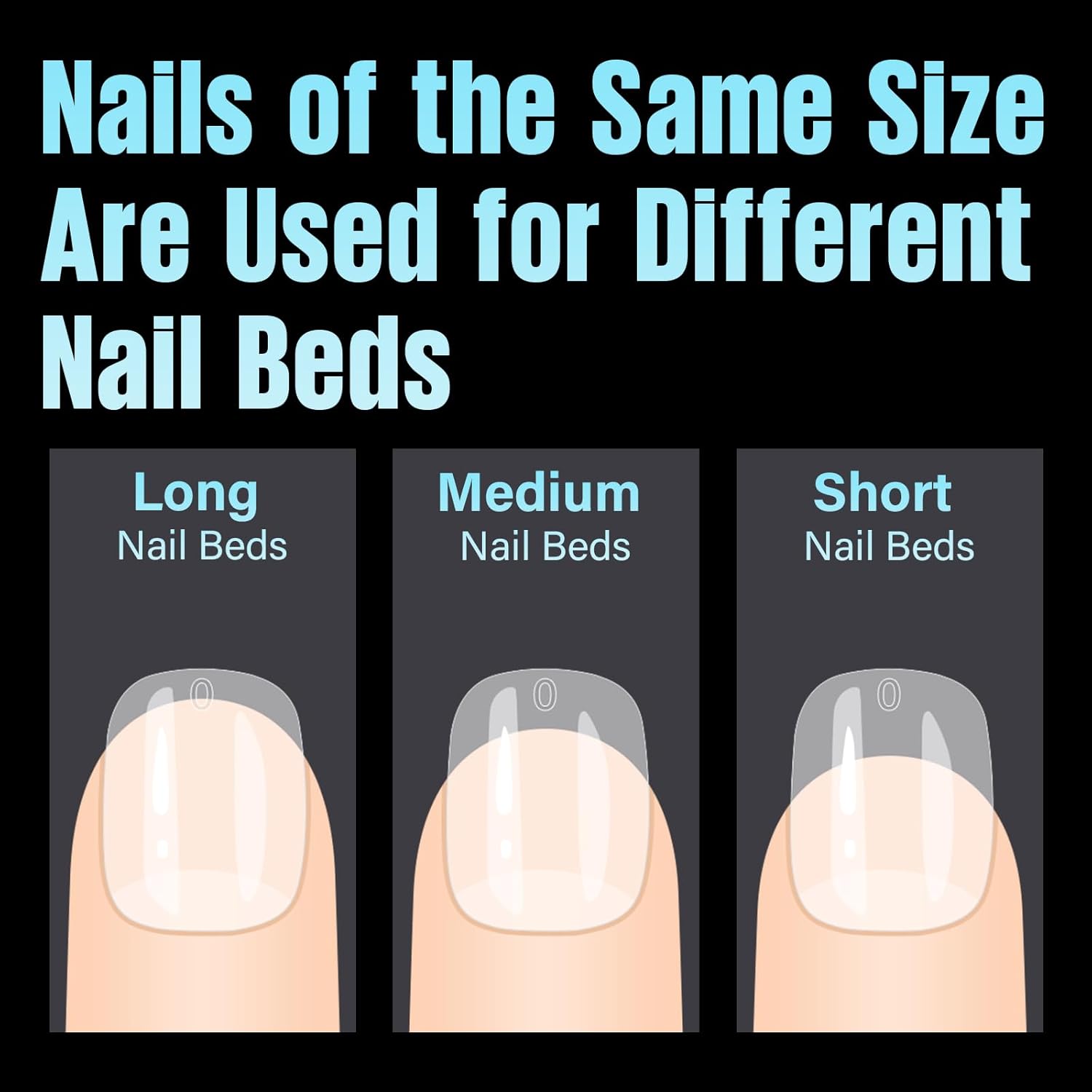 TOMICCA Medium Square Nail Tips, 240Pcs Soft Acrylic Nail Tips Pre-Shaped Half Matte Fake Clear Gelly Tips, Press on Acrylic Nails for Nail Extension DIY Nail Salon 12 Sizes-Velvo Beauty