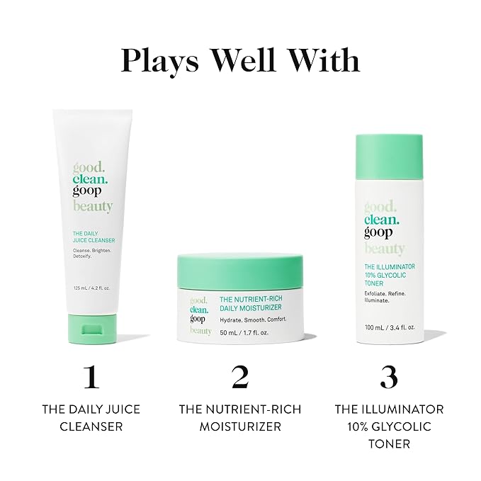 good.clean.goop beauty The Wide-Awake Eye Serum | Gel Serum to Reduce Fine Lines | Peptides, Astaxanthin & Reishi Mushroom Extract | Caffeine Eye Serum for Puffy Eyes & Dark Circles | Vegan | 0.5 oz-Velvo Beauty